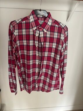 Gant Red Plaid Button-Down Shirt